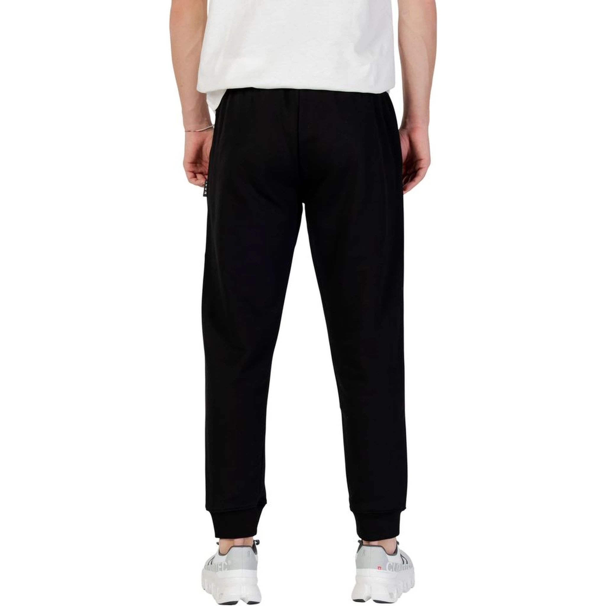 Black Cotton Joggers (Workout Pants)