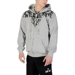 Gray Cotton Hoodie