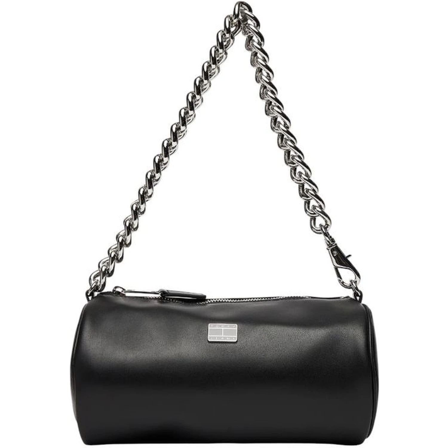 Black Artificial Leather Handbag