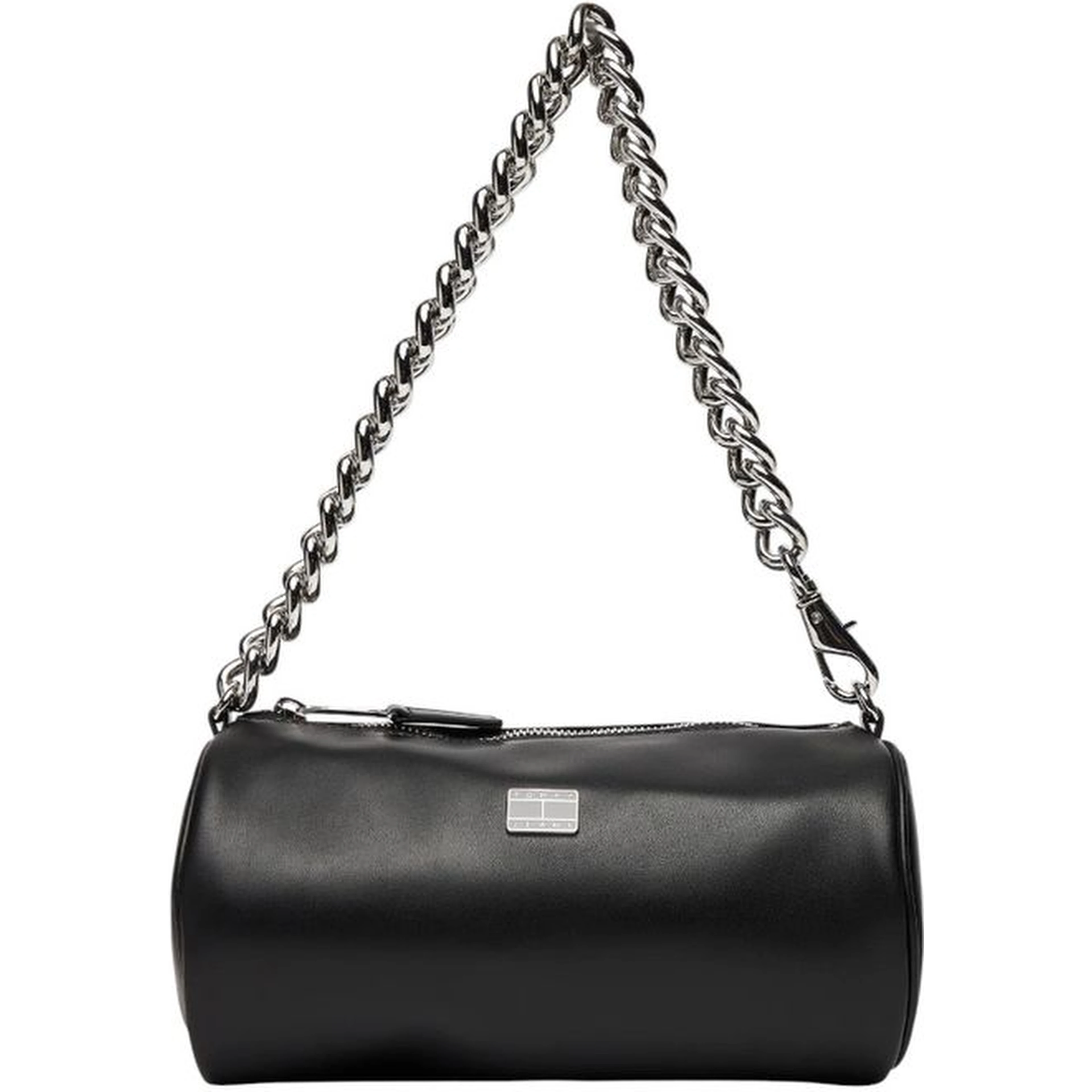 Black Artificial Leather Handbag