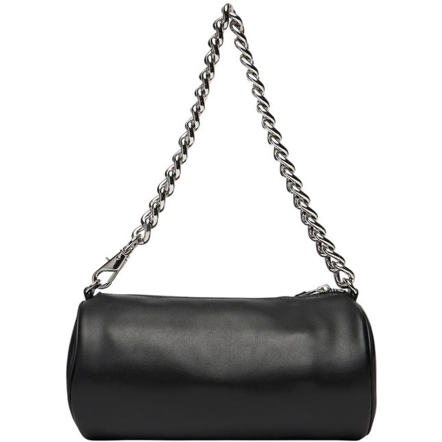 Black Artificial Leather Handbag