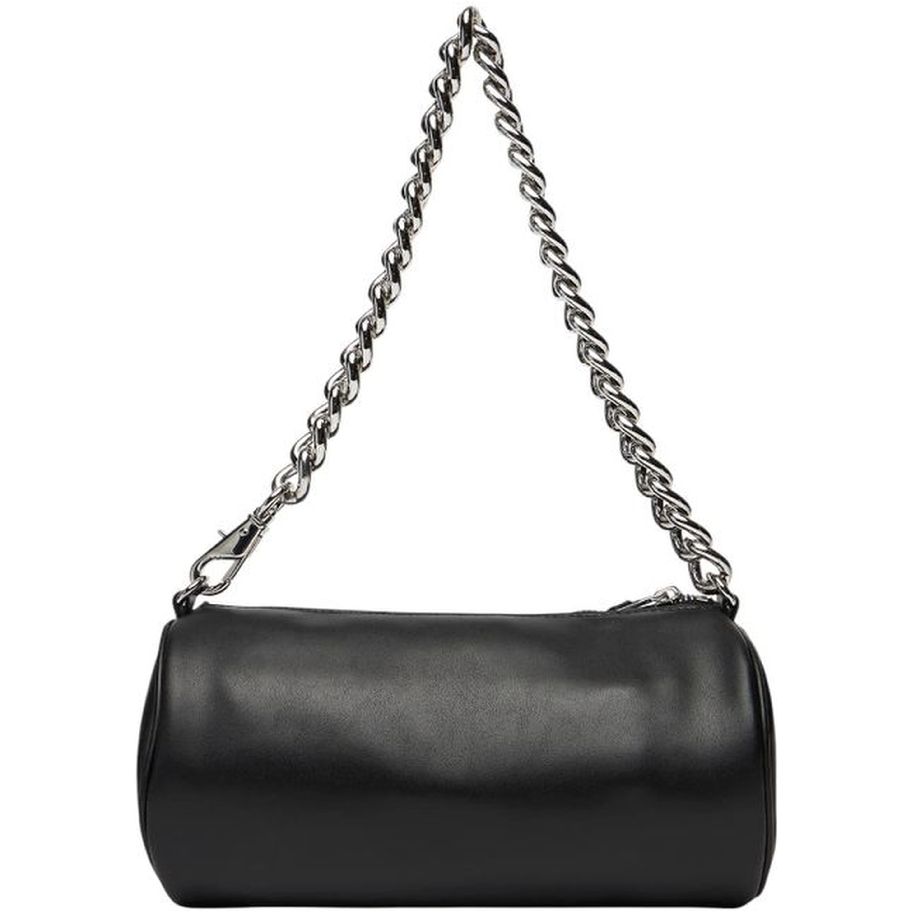 Black Artificial Leather Handbag