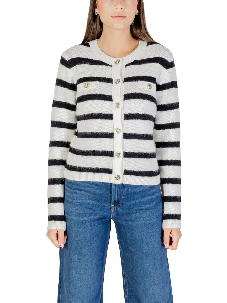 White Marabou Cardigan