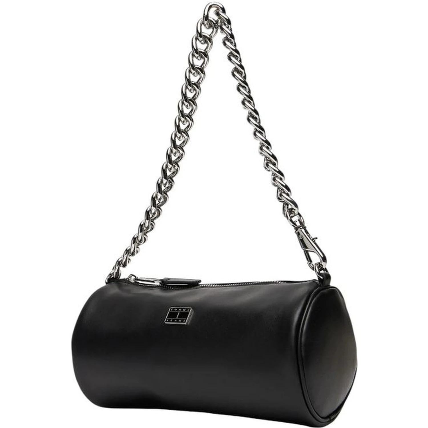 Black Artificial Leather Handbag