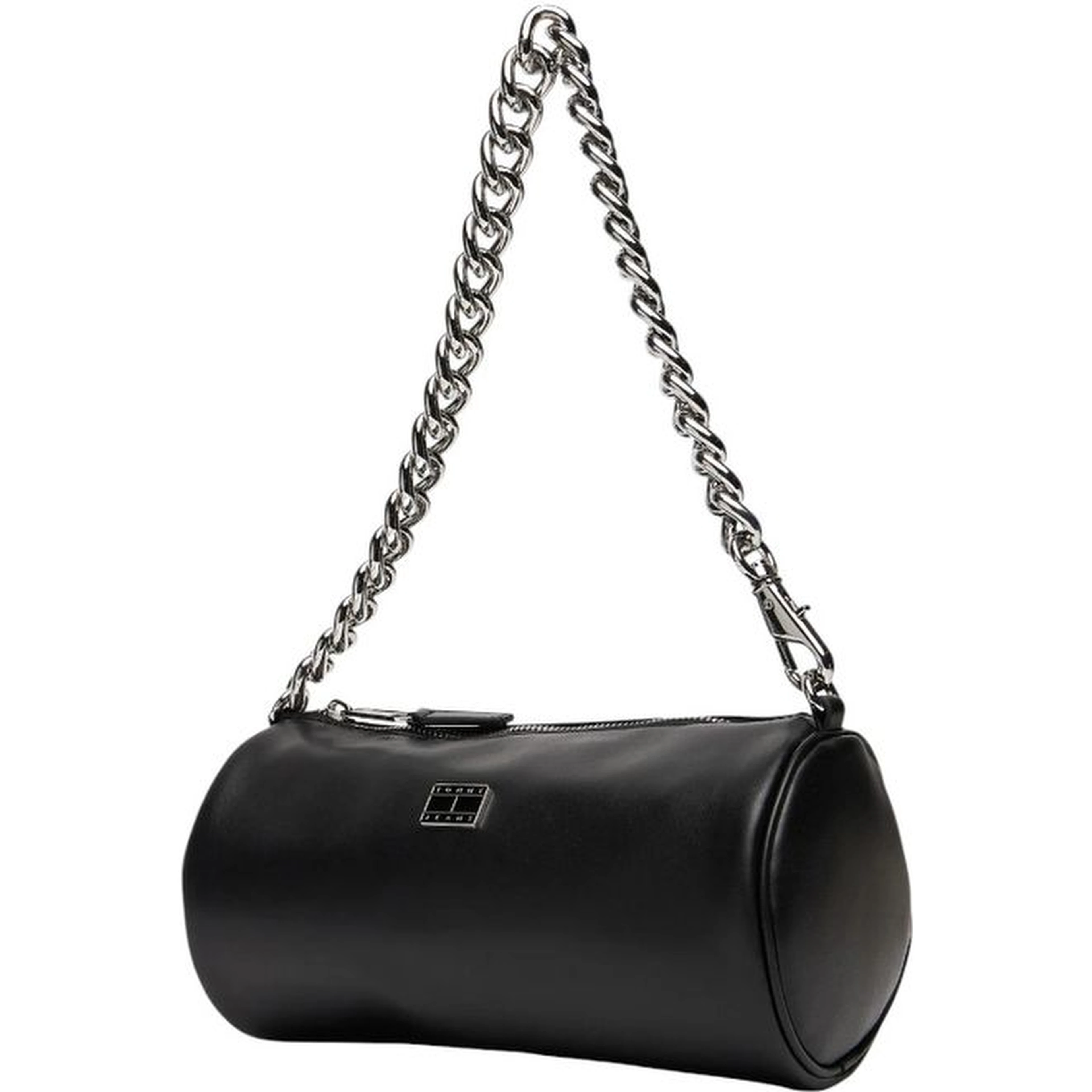 Black Artificial Leather Handbag