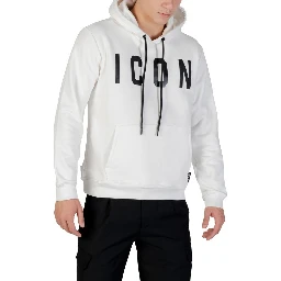 Black And White Cotton Hoodie