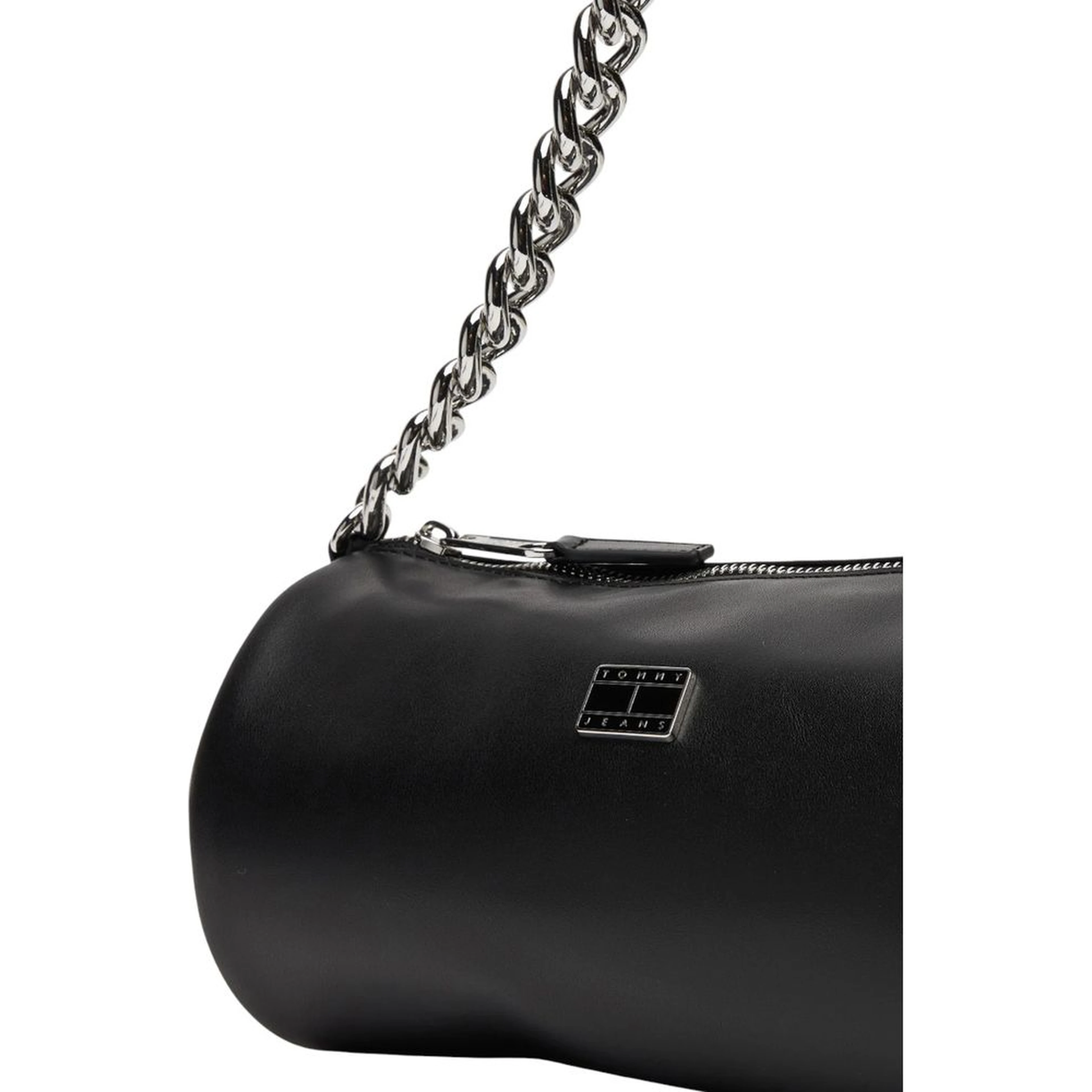 Black Artificial Leather Handbag