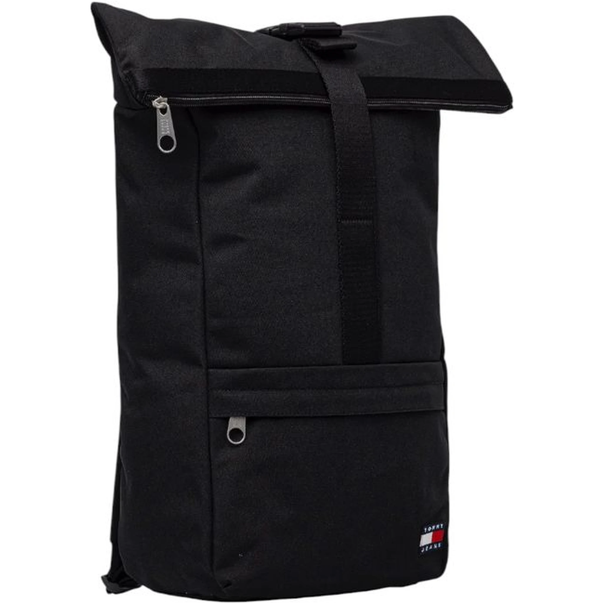 Black Recycled Polyester Backpack