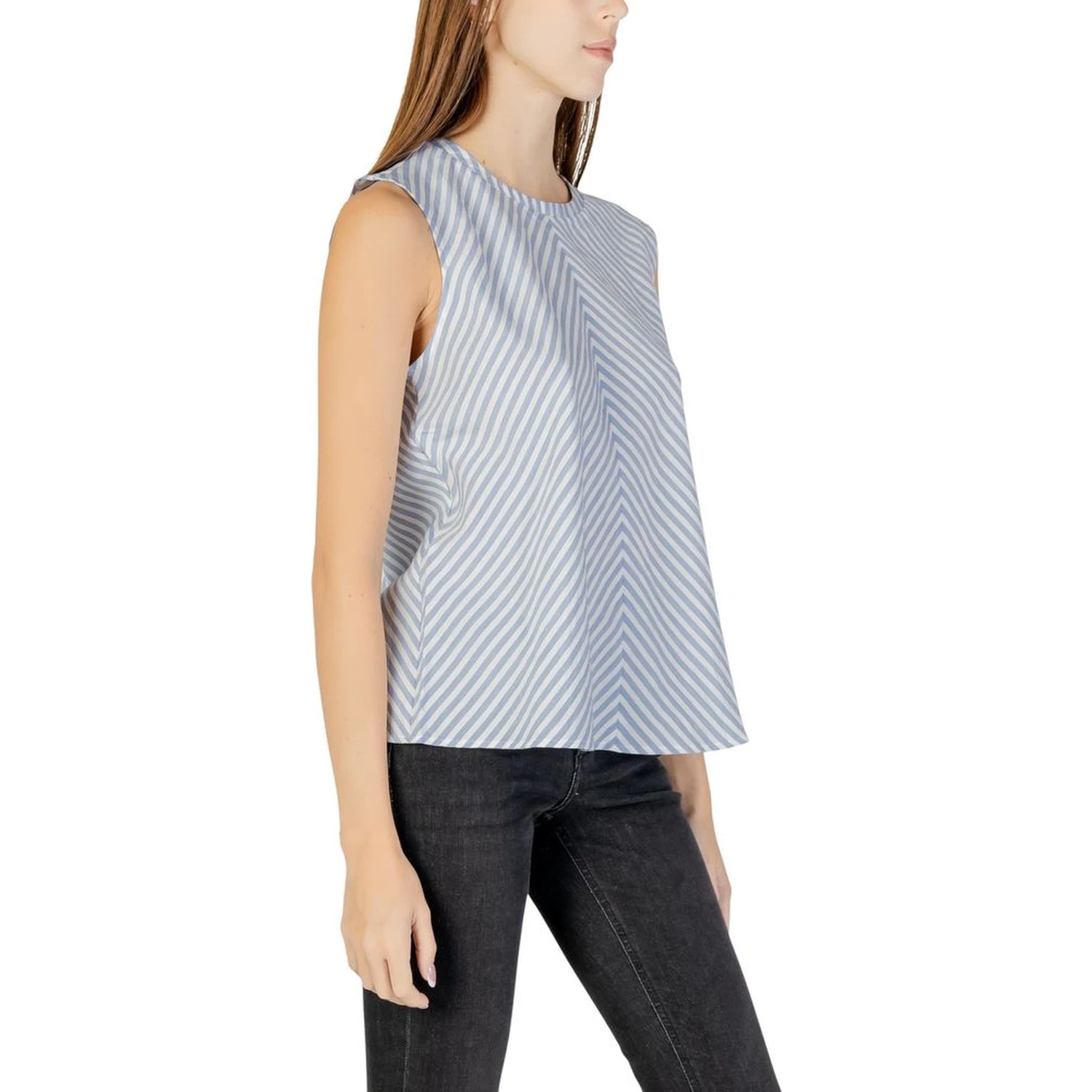 Blue Cotton Tank Tops