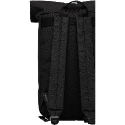 Black Recycled Polyester Backpack