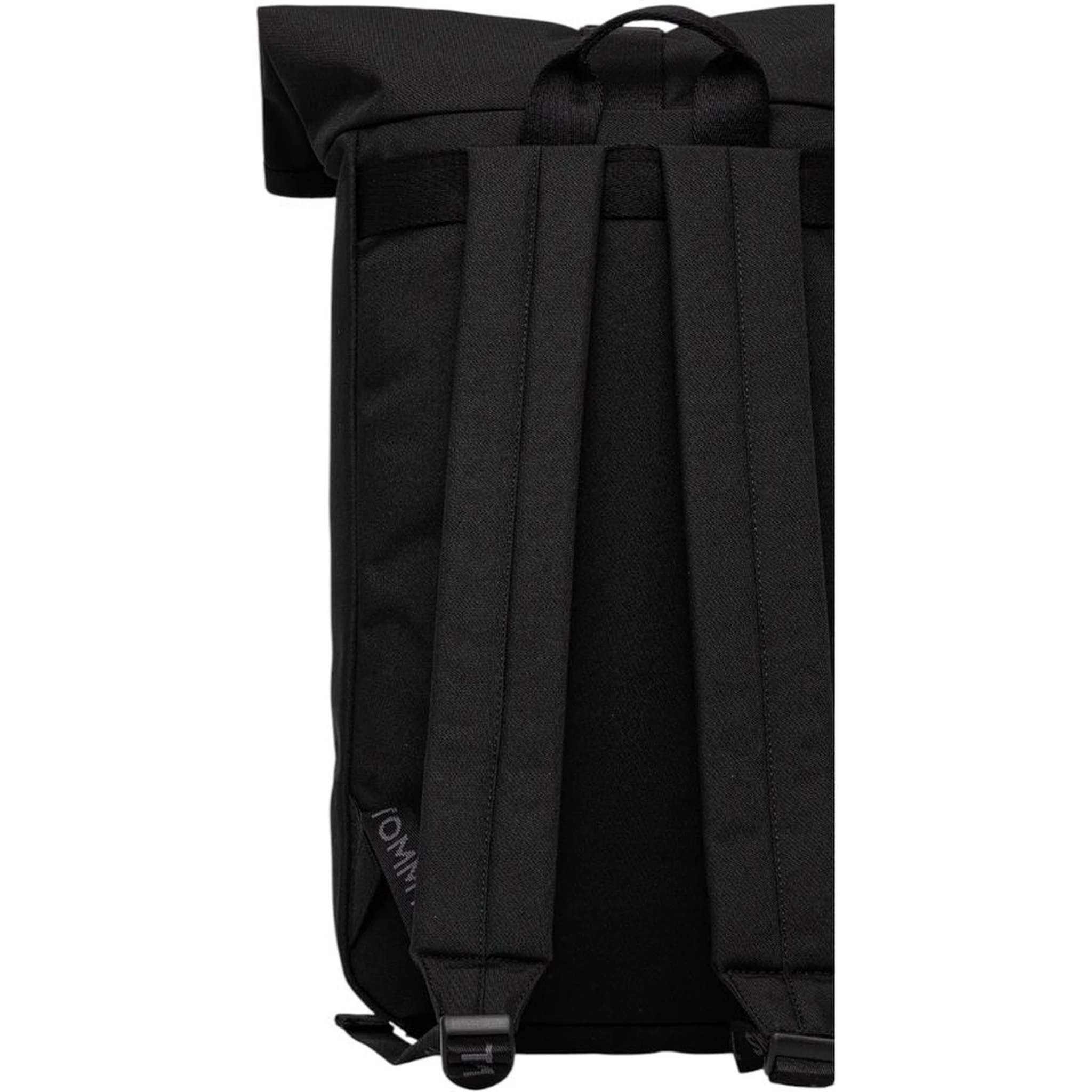 Black Recycled Polyester Backpack
