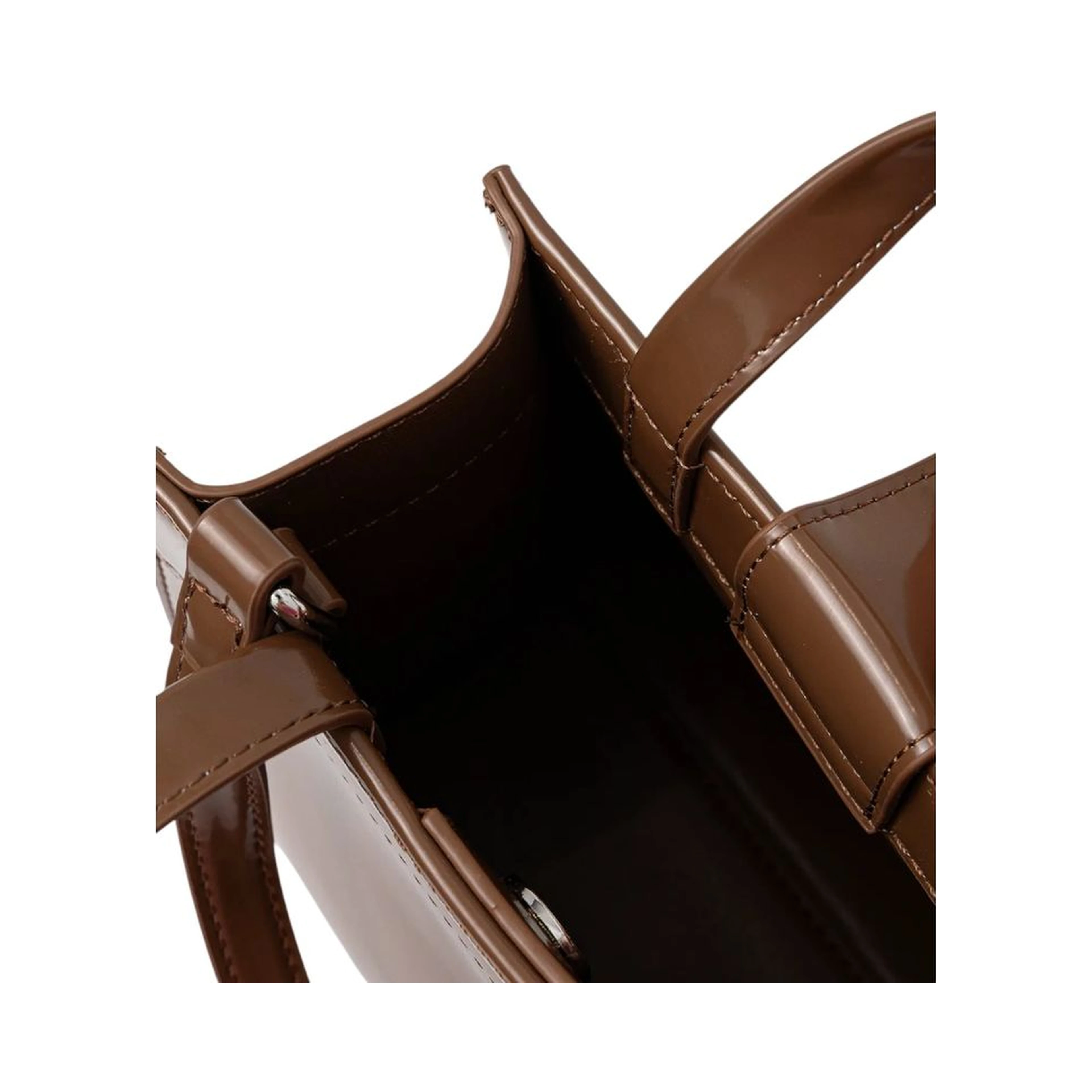 Beige Polyethylene Handbag