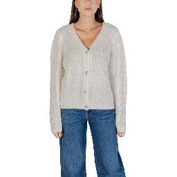 Beige Marabou Cardigan