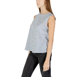 Blue Cotton Tank Tops