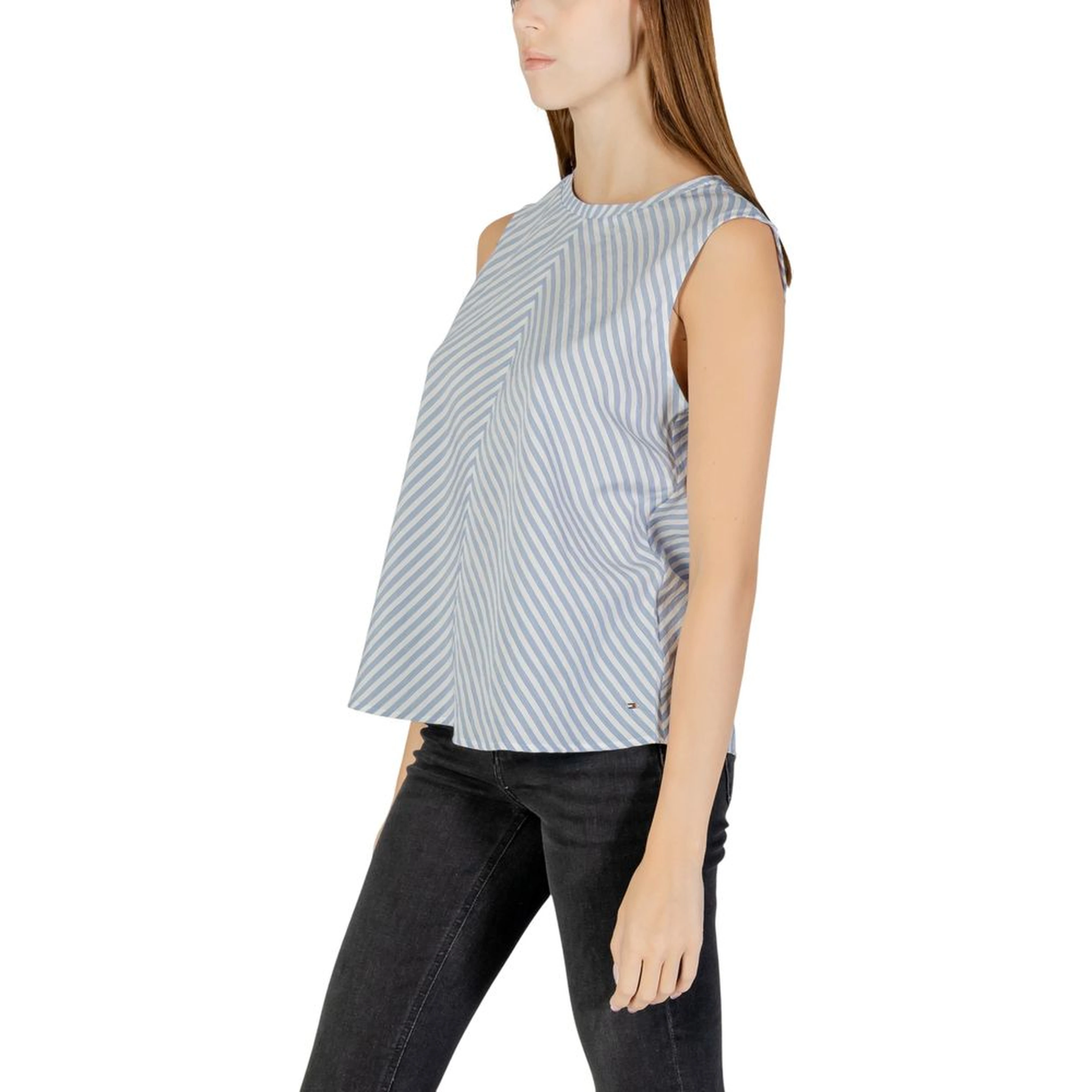 Blue Cotton Tank Tops