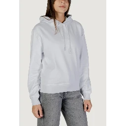 White Cotton Hoodie