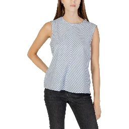 Blue Cotton Tank Tops