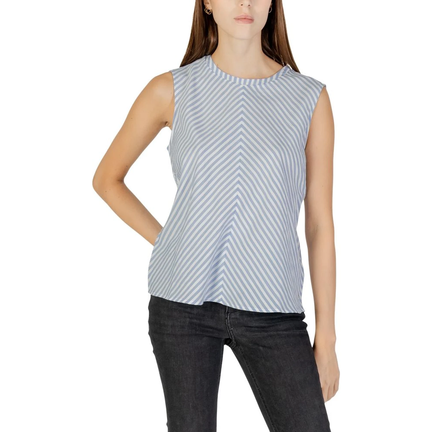 Blue Cotton Tank Tops