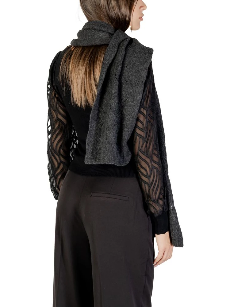 Gray Recycled Polyester Scarf alternative