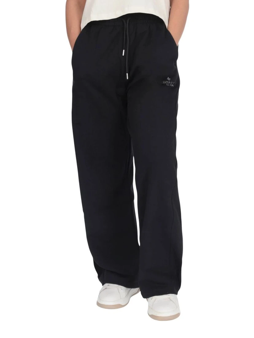 Black Cotton Joggers (Workout Pants)
