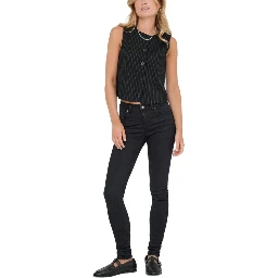 Black Recycled Polyester Waistcoat