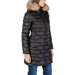 Black Polyamide Trench Coat