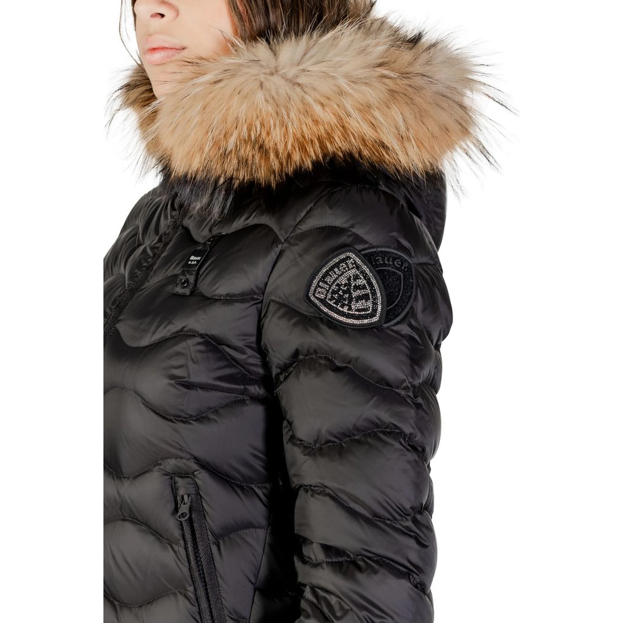 Black Polyamide Trench Coat