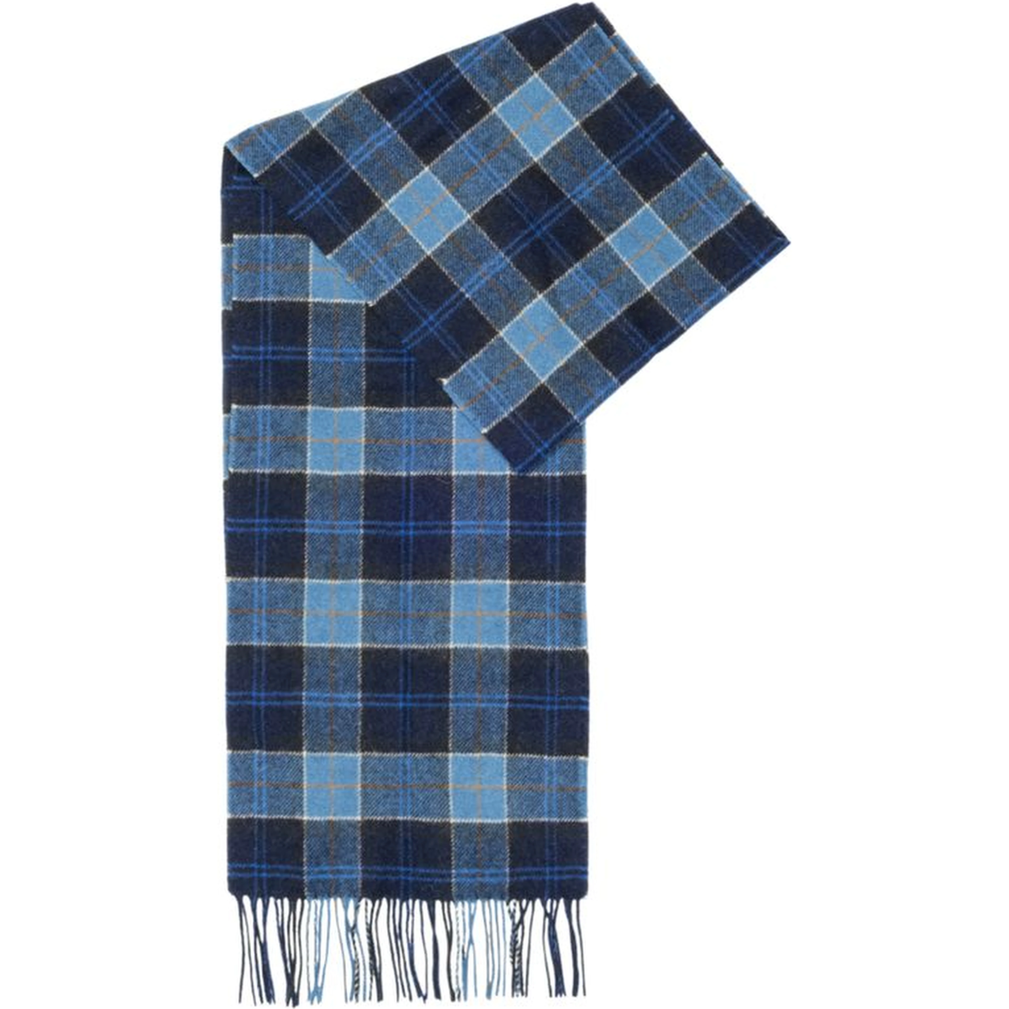 Blue Wool Scarf