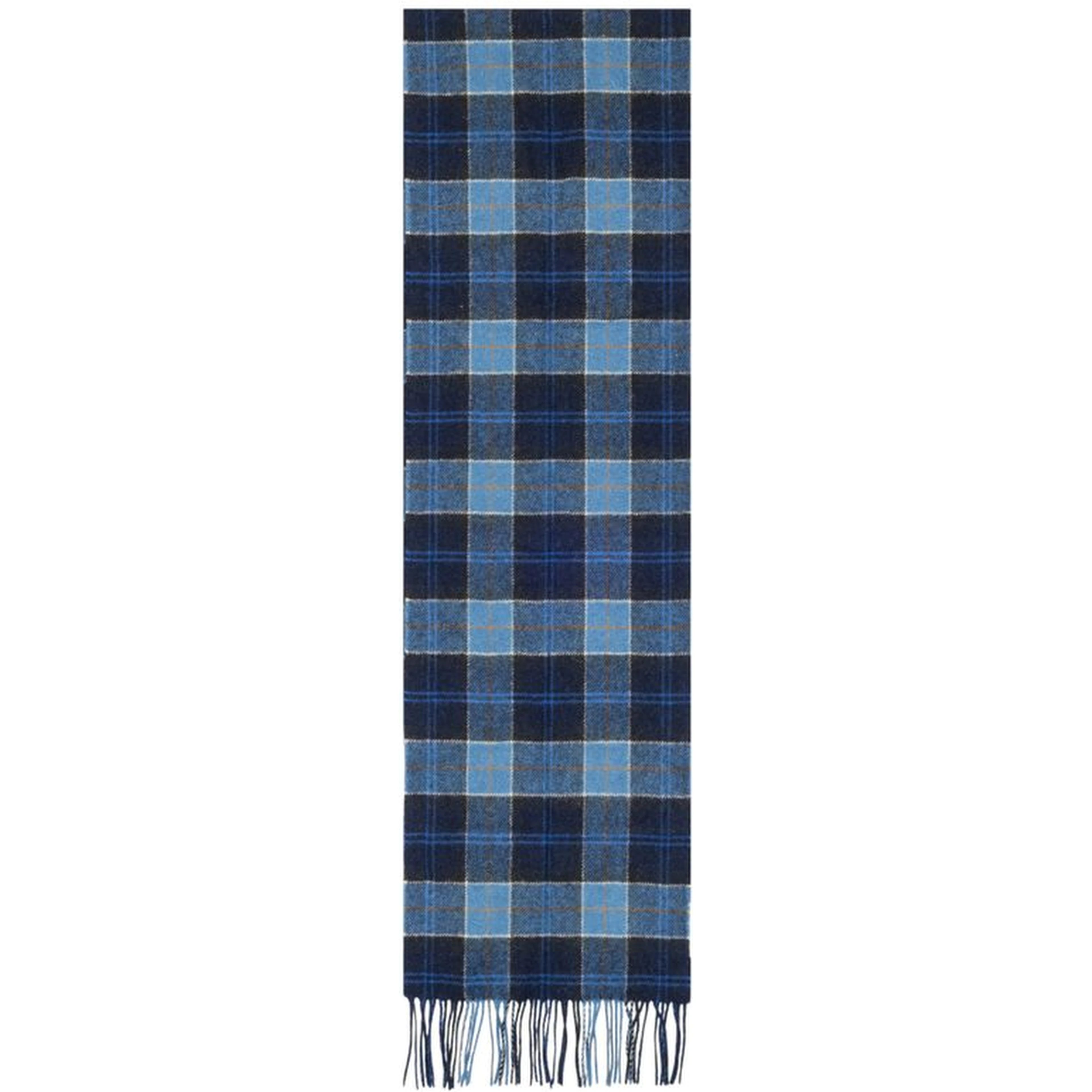 Blue Wool Scarf