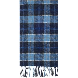 Blue Wool Scarf