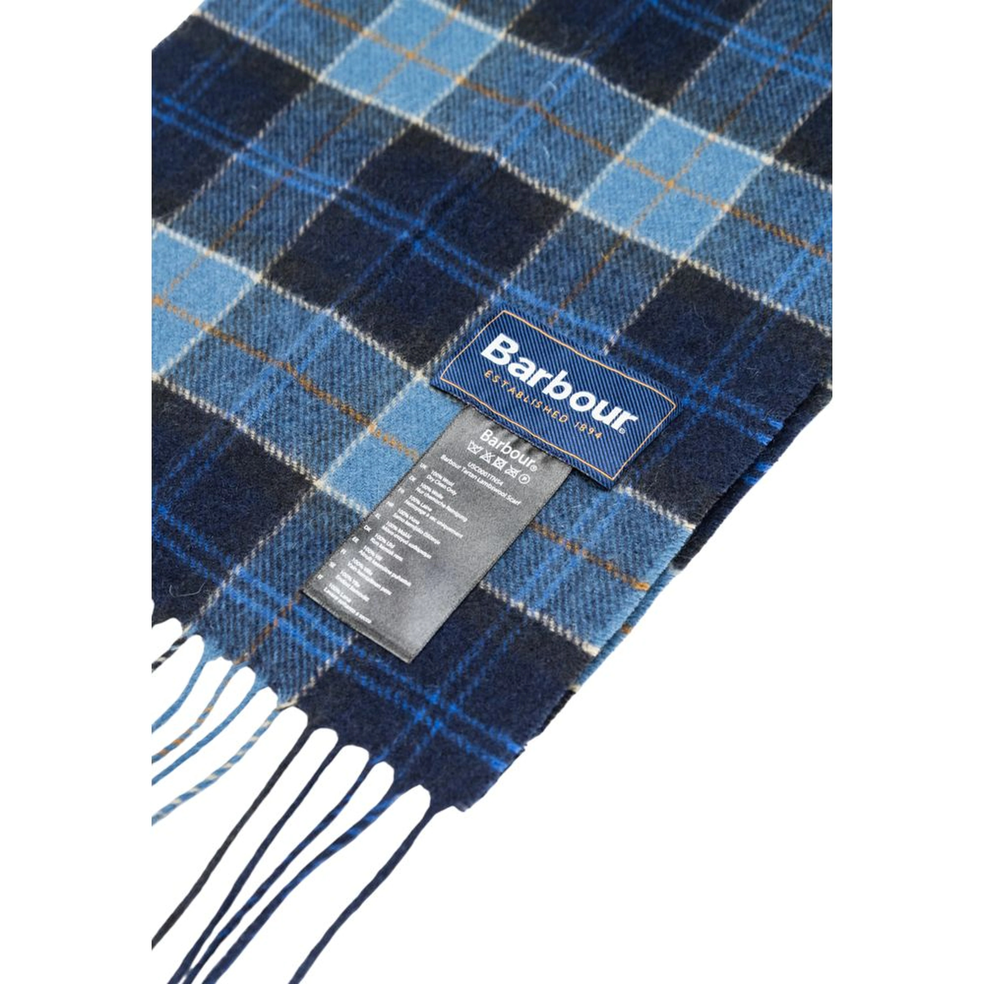 Blue Wool Scarf