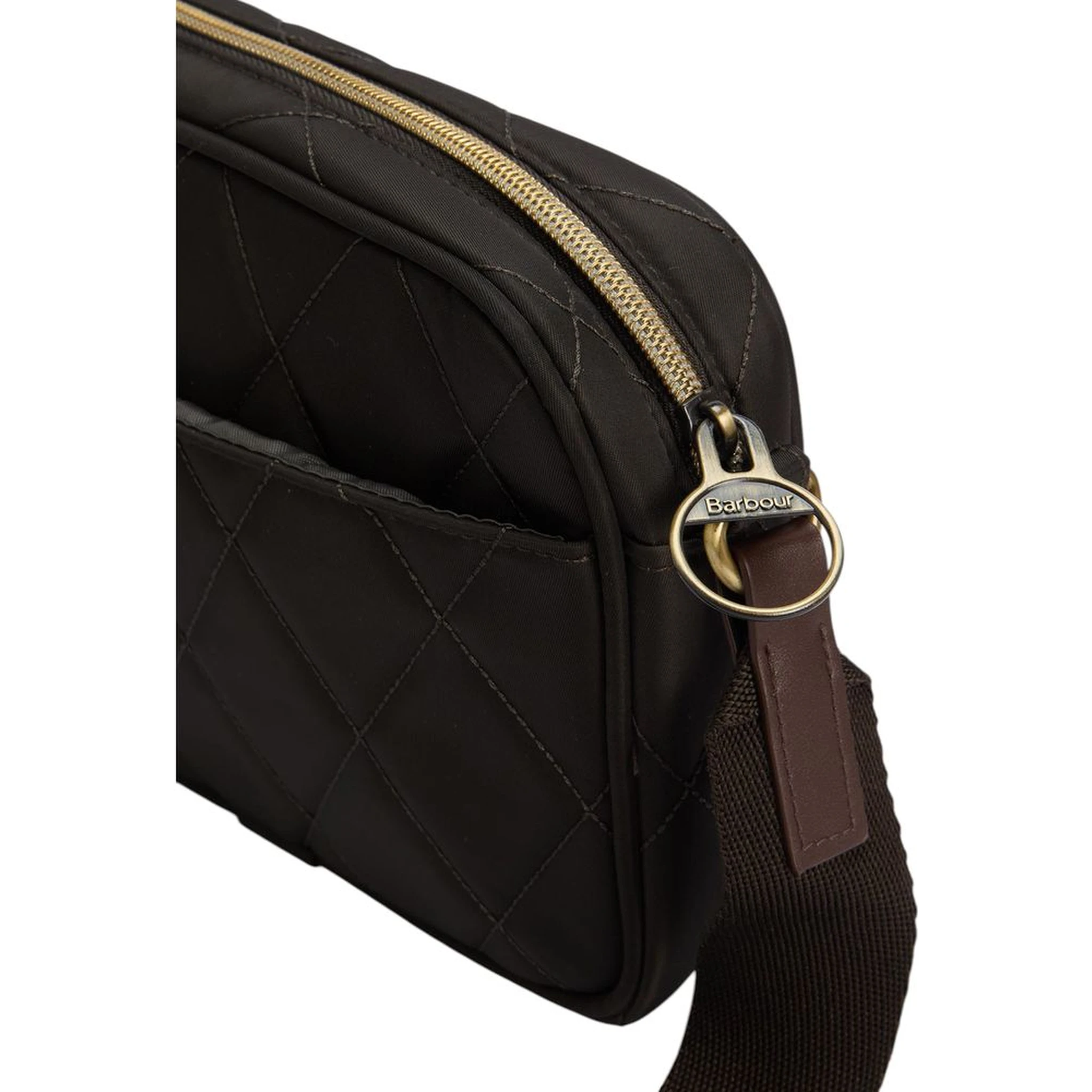 Green Polyamide Handbag