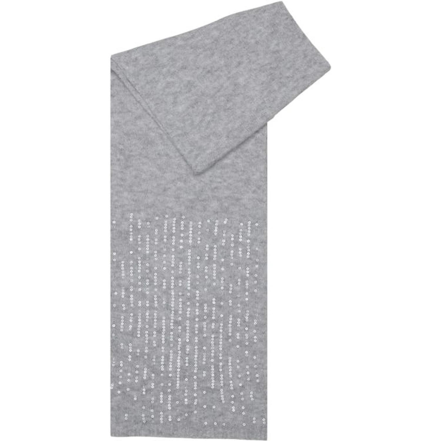 Gray Recycled Polyester Scarf