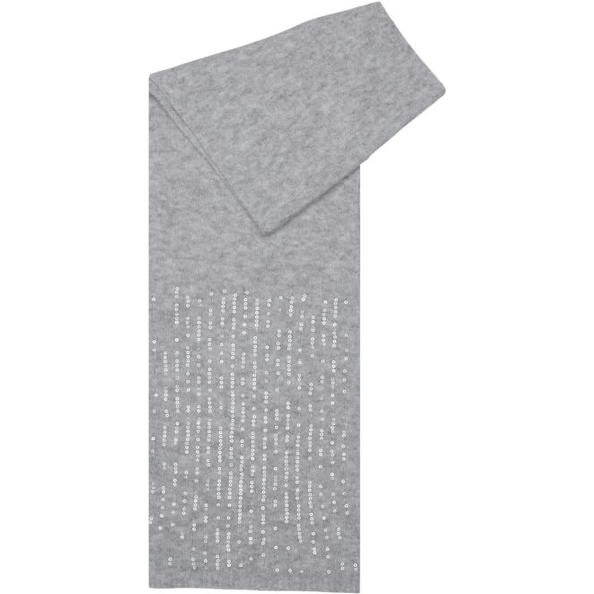 Gray Recycled Polyester Scarf