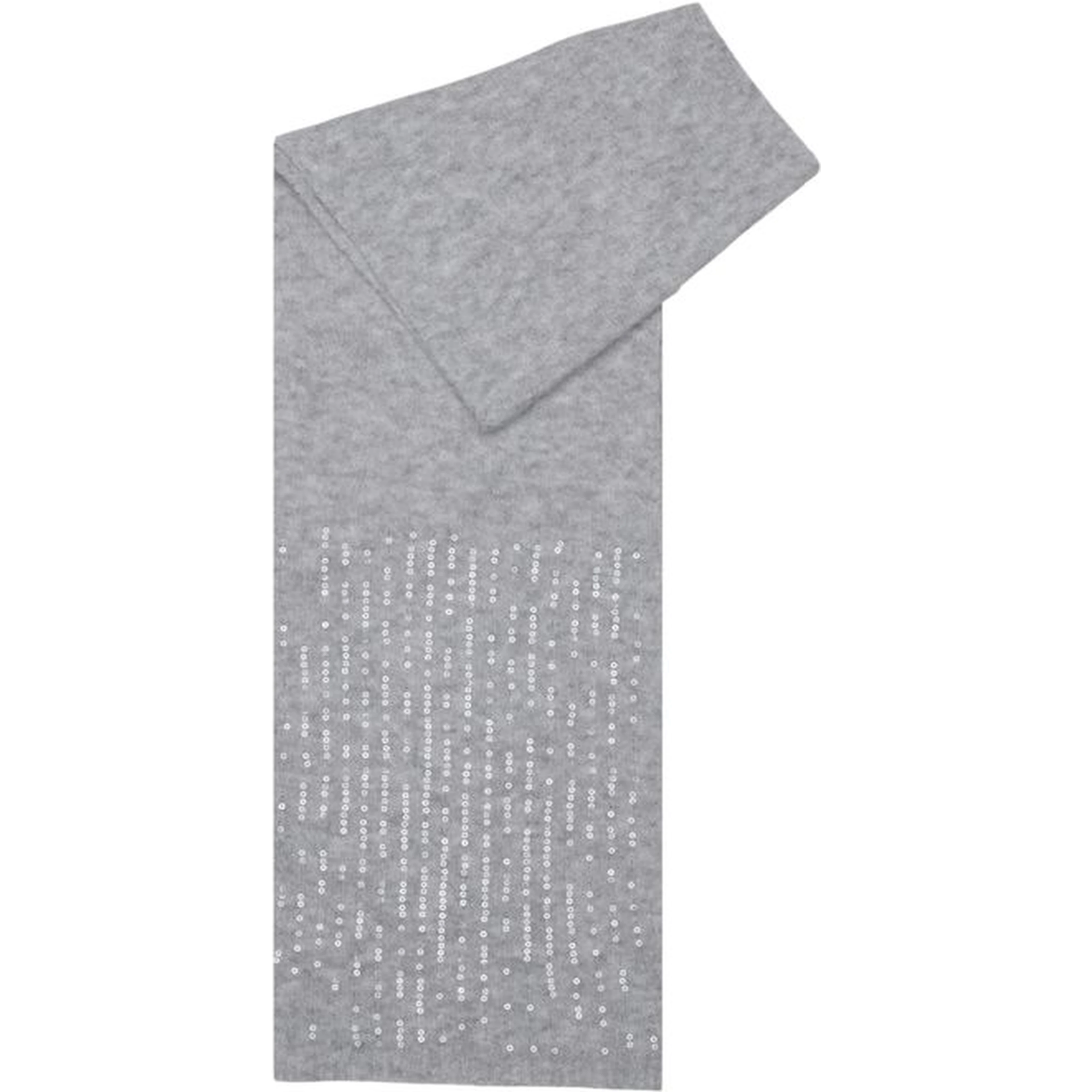 Gray Recycled Polyester Scarf
