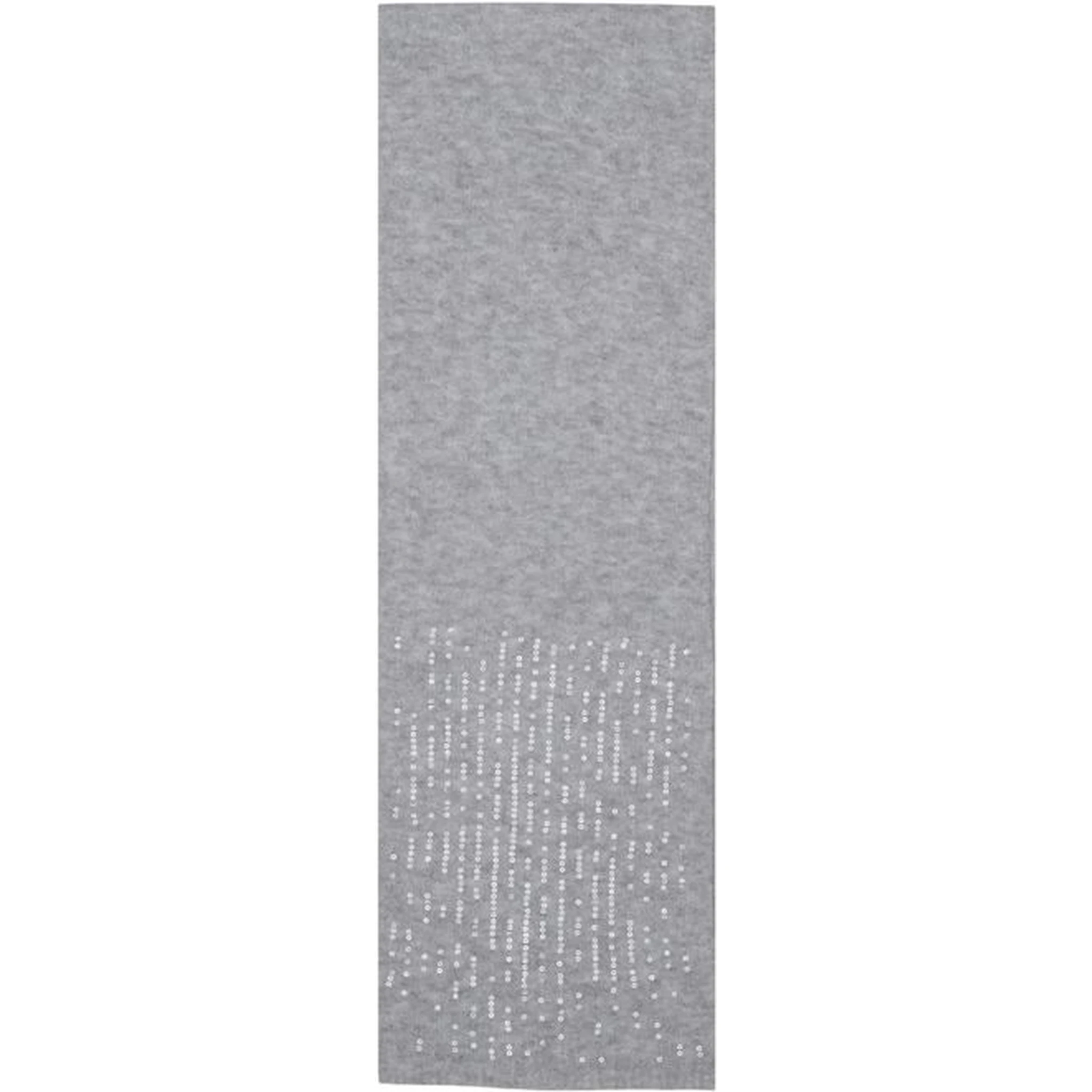 Gray Recycled Polyester Scarf