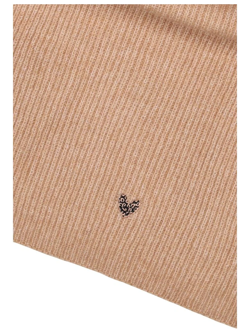 Beige Recycled Polyester Scarf