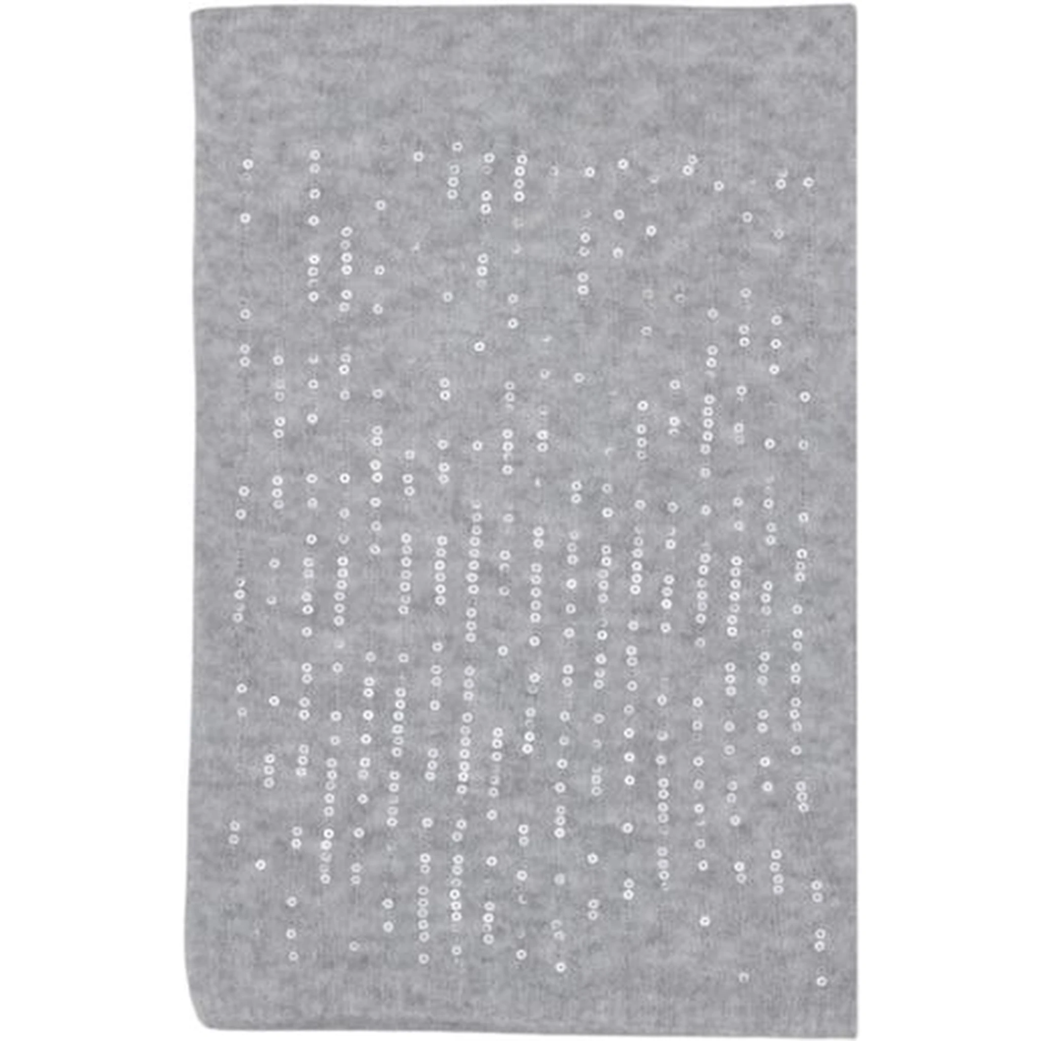 Gray Recycled Polyester Scarf