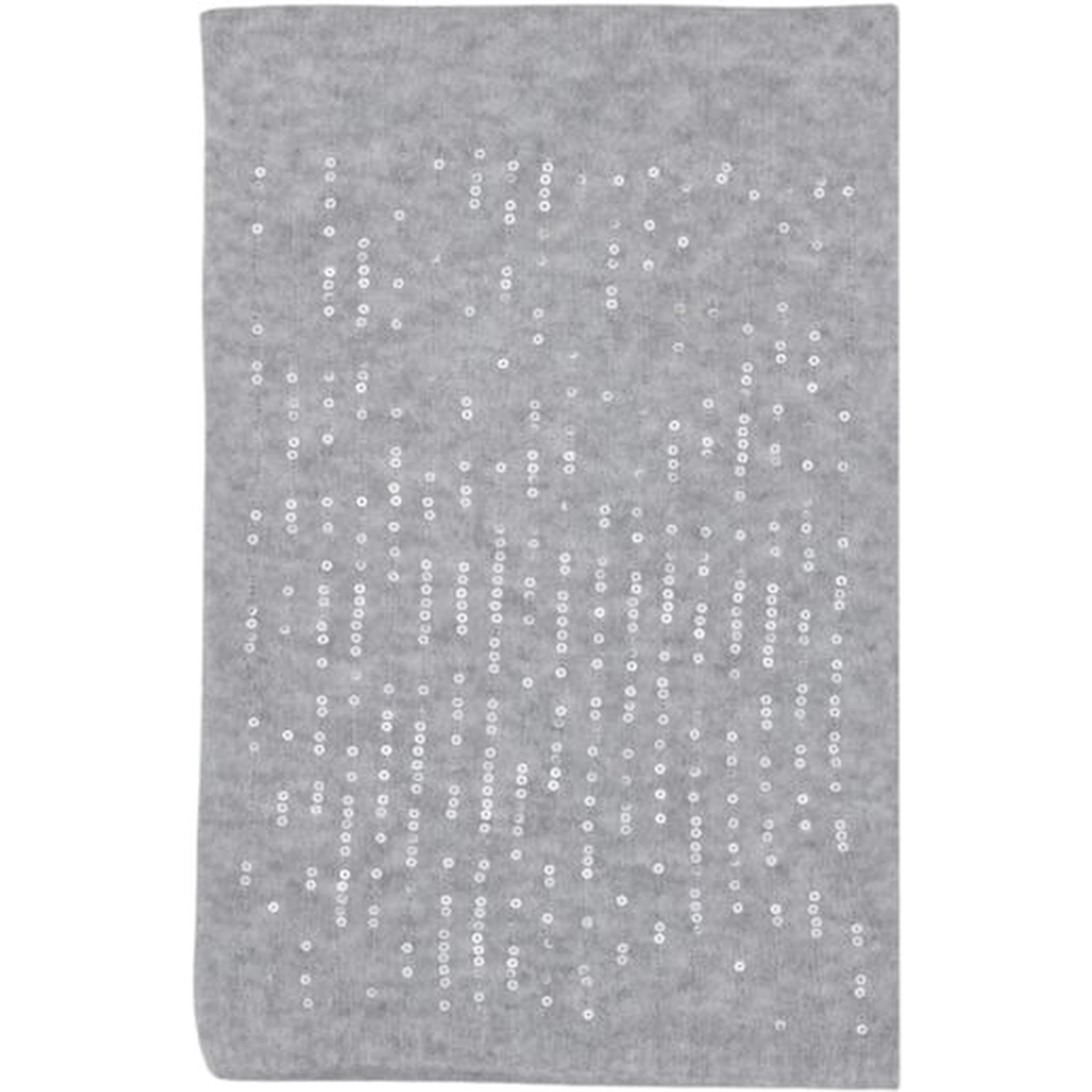 Gray Recycled Polyester Scarf