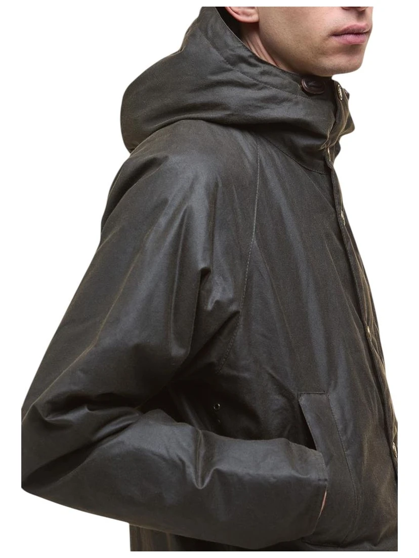 Green Cotton Parka