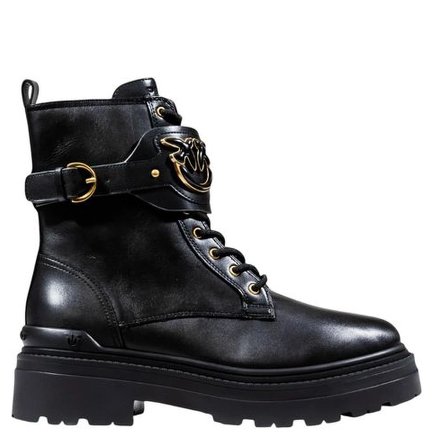 Black Leather Ankle Boots