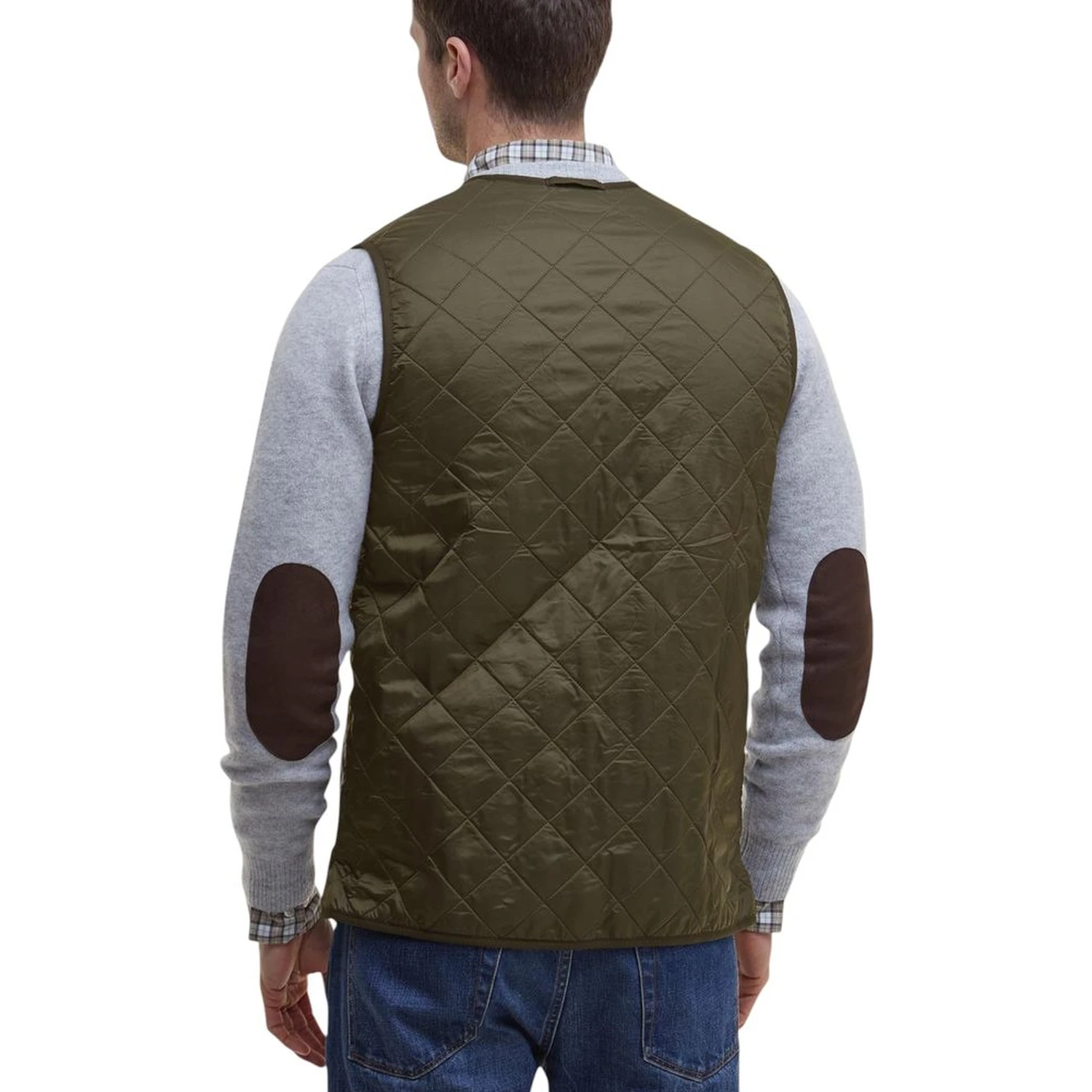Green Polyamide Sleveless Jacket
