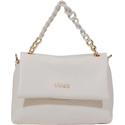 White Polyester Handbag