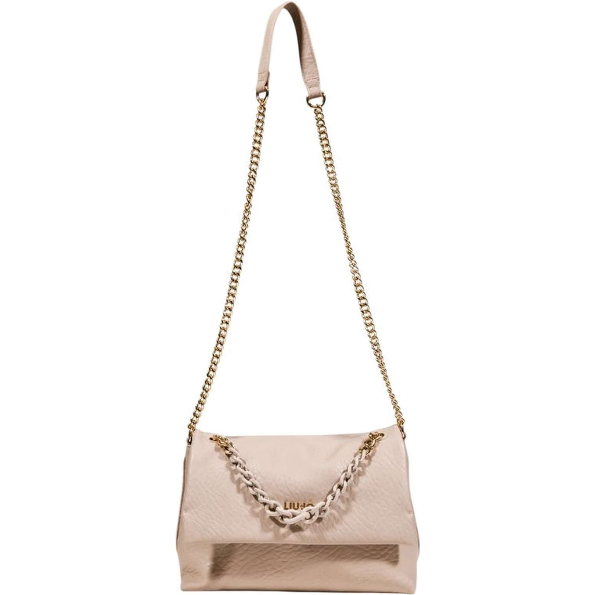 Beige Polyester Handbag