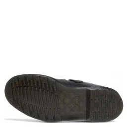 Black Leather Platform Pumps