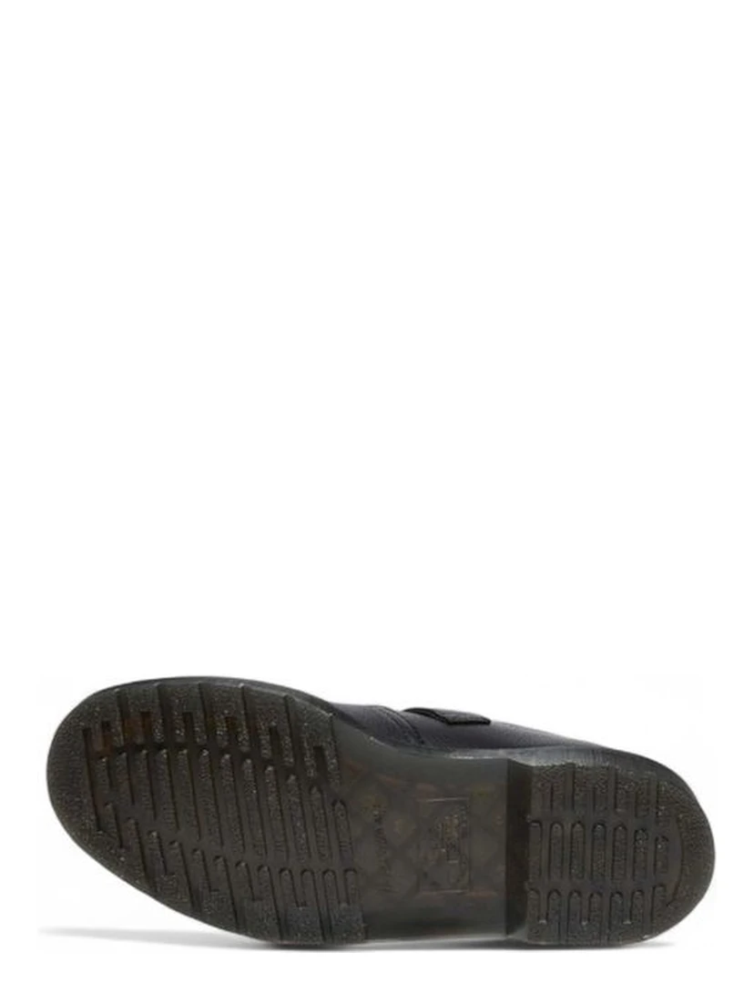 Black Leather Platform Pumps