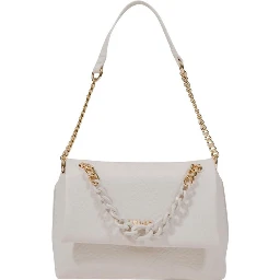 White Polyester Handbag