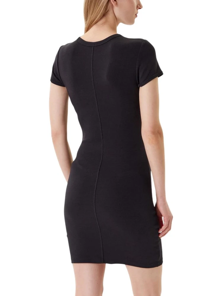 Black Cotton Midi Dress alternative