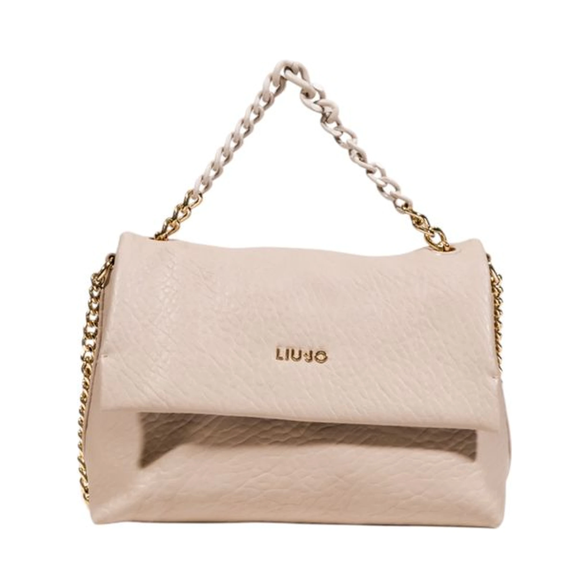 Beige Polyester Handbag