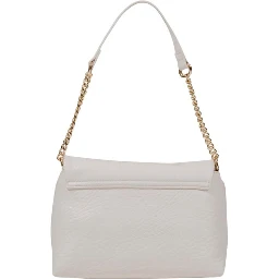 White Polyester Handbag